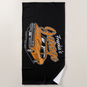 Speciaal gepersonaliseerd 1968 396 Klassieke muscu Strandlaken (Voorkant)