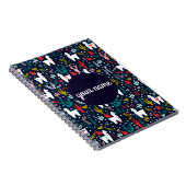 Speciaal gepersonaliseerd alpaca-spiral notebook notitieboek (Rechterzijde)