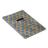 Speciaal gepersonaliseerd art Deco voor een patroo Notitieboek (Rechterzijde)