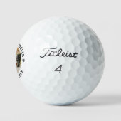 Speciaal gepersonaliseerd beste DOG MOM ooit foto  Golfballen (Logo)