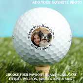 Speciaal gepersonaliseerd beste DOG MOM ooit foto Golfballen