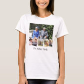 Speciaal gepersonaliseerd collage voor de 6 fotose t-shirt (Voorkant)