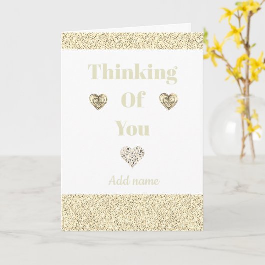 Speciaal gepersonaliseerd denken van je kaart (Gele Bloem)