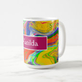 Speciaal gepersonaliseerd elektrisch schoeisel koffiemok (Voorkant rechts)