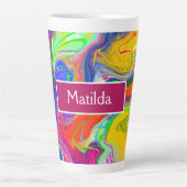 Speciaal gepersonaliseerd elektrisch schoeisel latte mok (Voorkant)