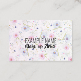 Speciaal gepersonaliseerd "Floral Bloom" (UK/Euro) Visitekaartje