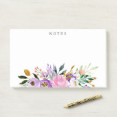 Speciaal gepersonaliseerd floral Bouquet Post-it® Notes (Op bureau)