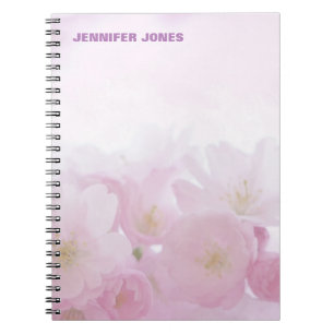Speciaal gepersonaliseerd Floral Girly Cute Stylis Notitieboek