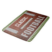 Speciaal gepersonaliseerd Football Bath Mat (Gekanteld)