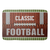 Speciaal gepersonaliseerd Football Bath Mat (Voorkant)