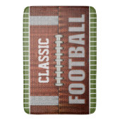 Speciaal gepersonaliseerd Football Bath Mat (Voorkant Verticaal)