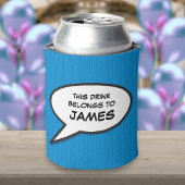 Speciaal gepersonaliseerd Fun Comic Book Speech Bu Blikjeskoeler