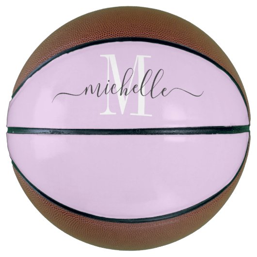 Speciaal gepersonaliseerd gierspastel basketbal (Voorkant)