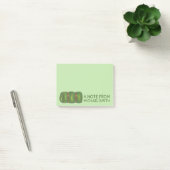 Speciaal gepersonaliseerd Groen Sleeping Bag Roll  Post-it® Notes (Kantoor)