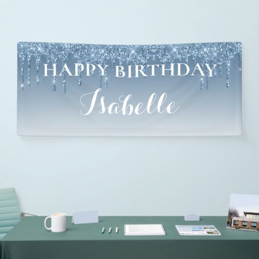 Speciaal gepersonaliseerd Happy Birthday Driving G Spandoek (Beurs)