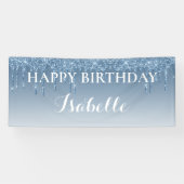 Speciaal gepersonaliseerd Happy Birthday Driving G Spandoek (Horizontaal)