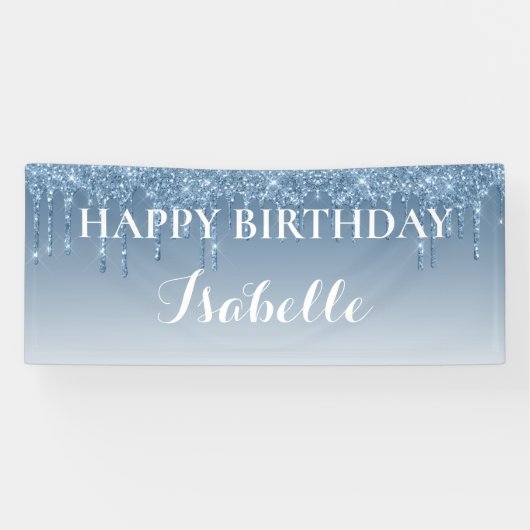 Speciaal gepersonaliseerd Happy Birthday Driving G Spandoek (Horizontaal)