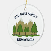 Speciaal gepersonaliseerd keramisch versieringsmid ornament (Links)
