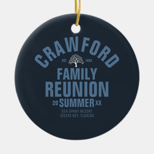 Speciaal gepersonaliseerd keramisch versieringsmid ornament (Voorkant)