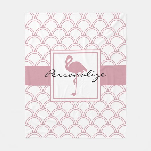 Speciaal gepersonaliseerd kunstdeco Wave Patten Pi Fleece Deken (Voorkant)