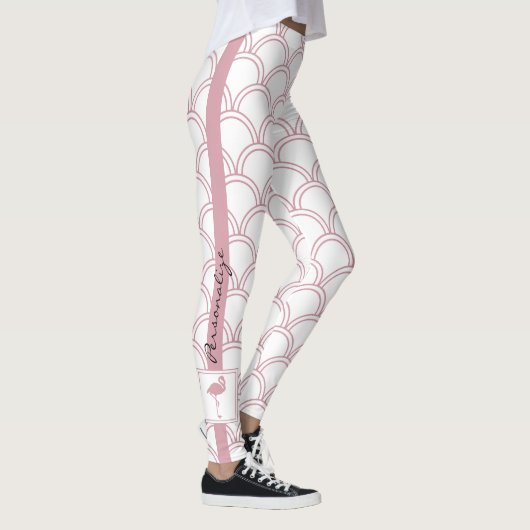 Speciaal gepersonaliseerd kunstdeco Wave Patten Pi Leggings (Rechts)