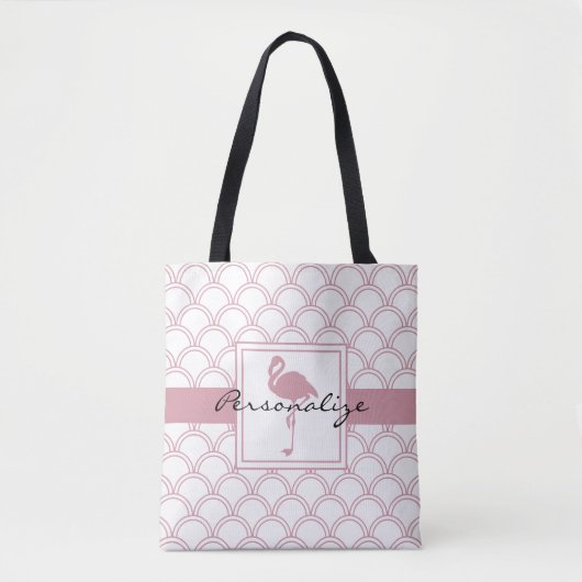 Speciaal gepersonaliseerd kunstdeco Wave Patten Pi Tote Bag (Voorkant)