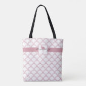 Speciaal gepersonaliseerd kunstdeco Wave Patten Pi Tote Bag (Achterkant)