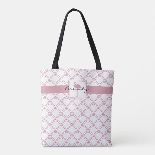 Speciaal gepersonaliseerd kunstdeco Wave Patten Pi Tote Bag (Achterkant)