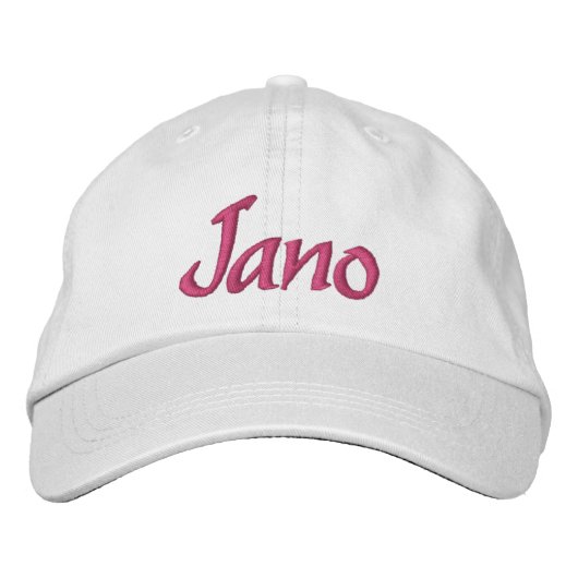 Speciaal gepersonaliseerd met geborduurde naam pet (Voorkant)
