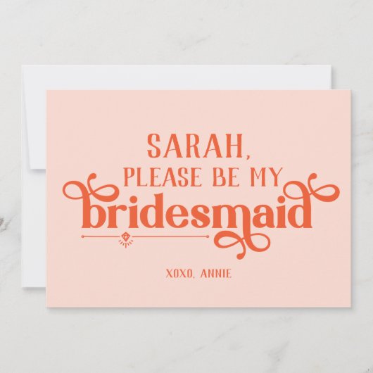 Speciaal gepersonaliseerd modern briefvormig voors (Voorkant)