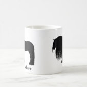 Speciaal gepersonaliseerd modern Friesian Horse Il Koffiemok (Center)