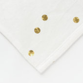 Speciaal gepersonaliseerd modern Roos Unicorn Flee Fleece Deken (Hoek)