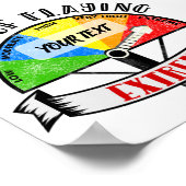 Speciaal gepersonaliseerd ontwerp voor sport of mu poster (Hoek)