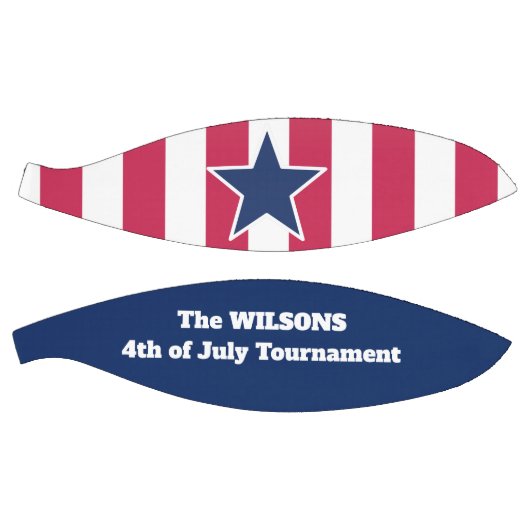 Speciaal gepersonaliseerd op 4 juli/Star en Stripe Basketbal (Panelen)