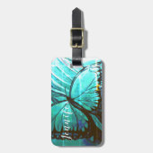 Speciaal gepersonaliseerd op naam Beauful Butterfl Bagagelabel (Voorkant verticaal)