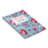 Speciaal gepersonaliseerd portierpatroon notitieboek (Rechterzijde)