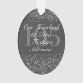 Speciaal gepersonaliseerd verjaardagscadeau orname ornament