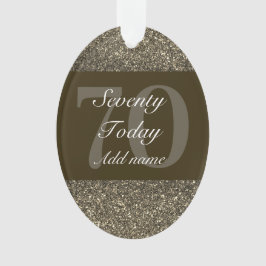 Speciaal gepersonaliseerd verjaardagscadeau orname ornament