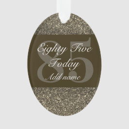 Speciaal gepersonaliseerd verjaardagscadeau orname ornament