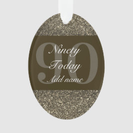 Speciaal gepersonaliseerd verjaardagscadeau orname ornament