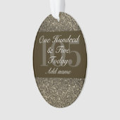 Speciaal gepersonaliseerd verjaardagscadeau orname ornament (voorkant)