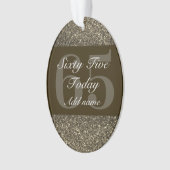 Speciaal gepersonaliseerd verjaardagscadeau orname ornament (voorkant)