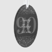 Speciaal gepersonaliseerd verjaardagscadeau orname ornament (voorkant)