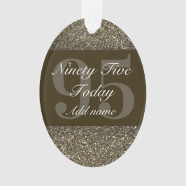 Speciaal gepersonaliseerd verjaardagscadeau orname ornament