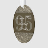 Speciaal gepersonaliseerd verjaardagscadeau orname ornament (voorkant)