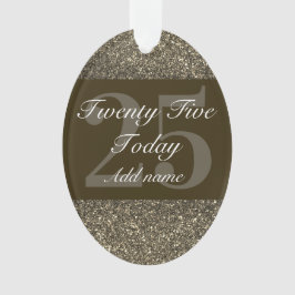 Speciaal gepersonaliseerd verjaardagscadeau orname ornament