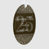 Speciaal gepersonaliseerd verjaardagscadeau orname ornament (voorkant)