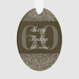 Speciaal gepersonaliseerd verjaardagscadeau orname ornament