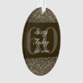 Speciaal gepersonaliseerd verjaardagscadeau orname ornament (voorkant)