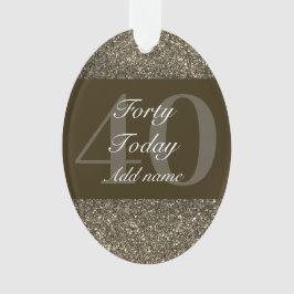 Speciaal gepersonaliseerd verjaardagscadeau orname ornament